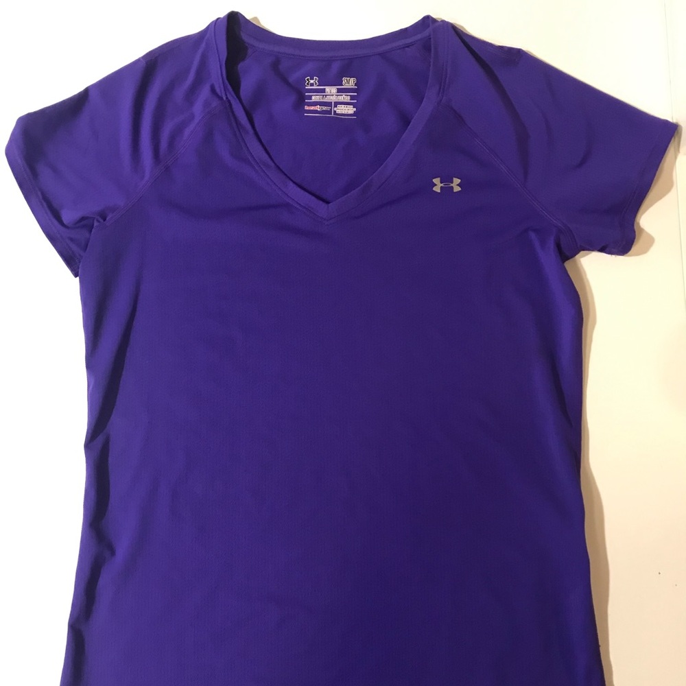 Under Armour Purple Work-Out Tee